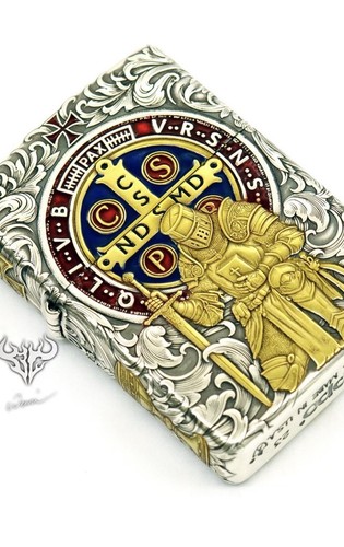 Accendino smaltato rilievo - , 3d