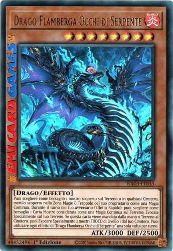 Drago flamberga occhi - flamberga, di