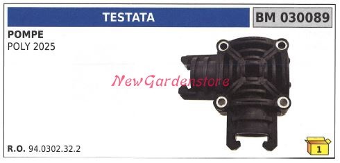 Testata universale pompa - universale,