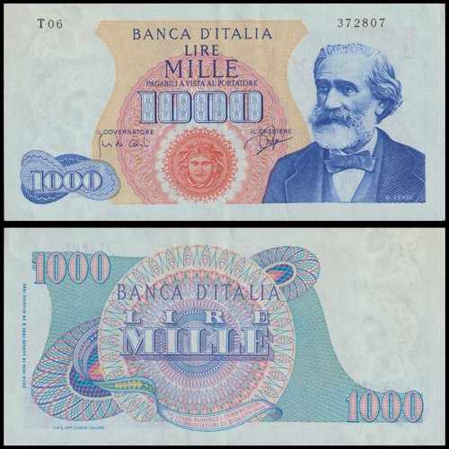 Italy 1000 lire -  1000,