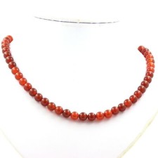 Collana Perle Agata Rosso 8 MM