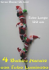 4 BABBO NATALE su TUBO