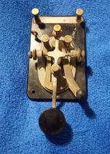 Chiave telegrafo morse J-38 lionel corporation militari US Vintage del 40
