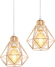 2 Pezzi Lampada a Sospensione