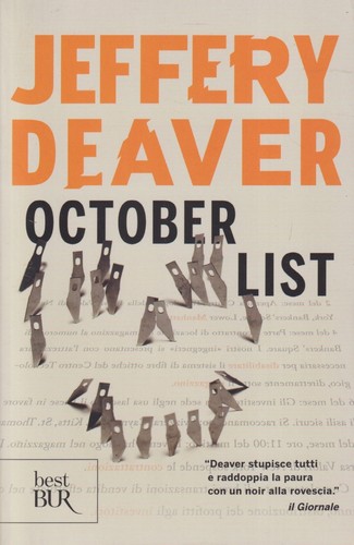 October list jeffery deaver - list,
