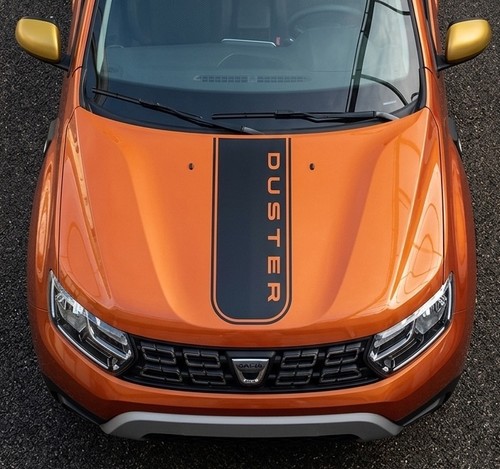 Cofano dacia duster adesivi - duster.,
