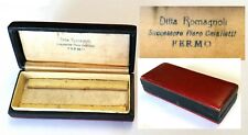 Scatola Antica da Collezione Vintage Ditta Romagnoli Piero Cavalletti Fermo Box