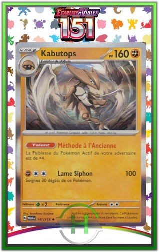 Kabutops holo ev3 - kabutops,