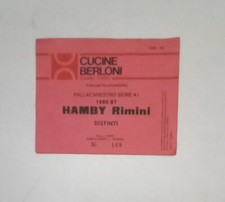 BIGLIETTO TICKET BASKET SERIE