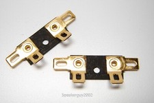 Coppia terminali woofer / parte altoparlante / vanga oro .25 / FBT8