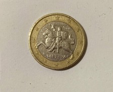 MONETA DA 1 EURO ANNO 2015 LIETUVA -LITUANIA- RARISSIMA 