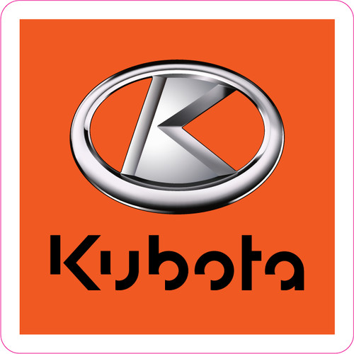 Kubota logo vinyl sticker - kubota,