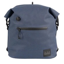 BORSA IMPERMEABILE ORIGINALE BROMPTON BOROUGH COLORE NAVY - PICCOLA - PREZZO AL PUBBLICO £ 100 - NUOVA CON ETICHETTE