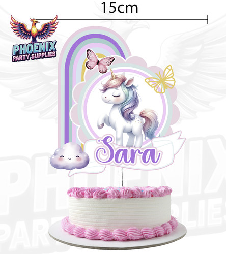Cake topper unicorno - topper,