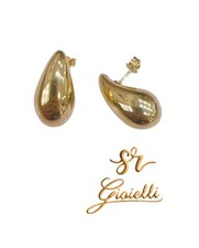 Orecchini Goccia ORO 18 CARATI Perno e Farfallina in Oro 18kt 750% List. 475€