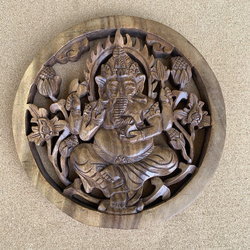 Placca rotonda ganesh - placca,