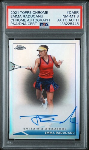 2021 topps chrome emma - topps,