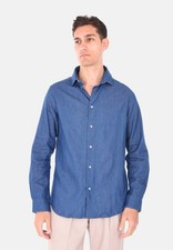 Camicia Uomo Jeans 100% Cotone