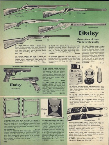 1966 carta pubblicitaria daisy - carta,