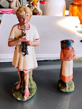 n. 2 vecchie STATUINE PRESEPIO