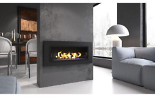 biocamino da parete difettoso fd95 evolution bio camino 110x40X16 cm Nero stufa