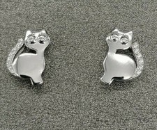 orecchini in argento e zirconi