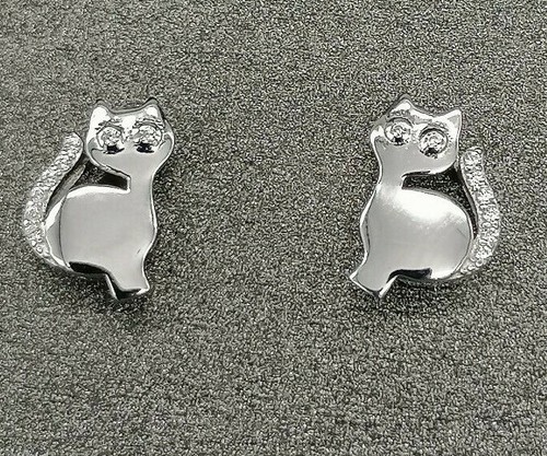 Orecchini argento zirconi - in,