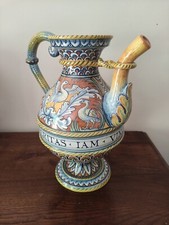 Anfora in ceramica maiolica