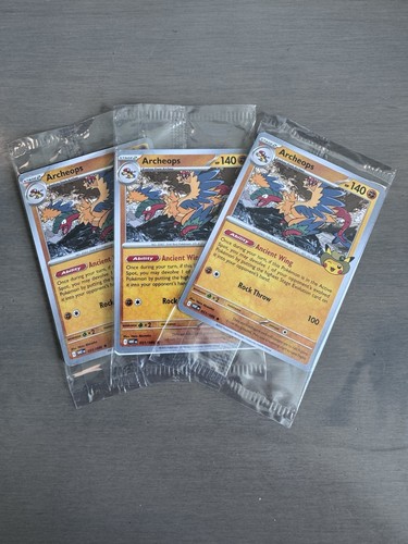 Carta promo pokemon archeops - carta,