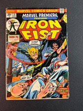Marvel Premiere #15 1st Iron Fist Marvel Comics 1974 GD