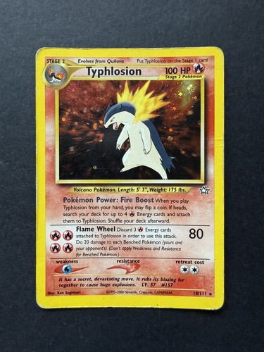 Typhlosion 111 holo neo - typhlosion,