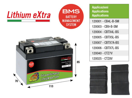 Batteria litio aprilia - al,