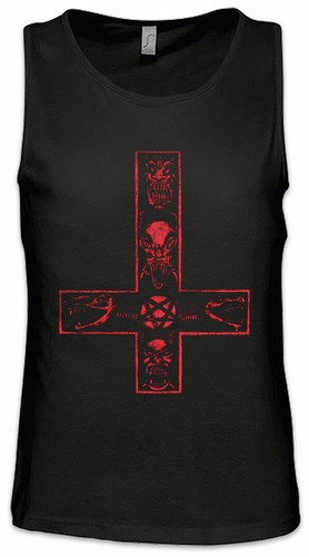 Canotta uomo satanic cross - satanic,