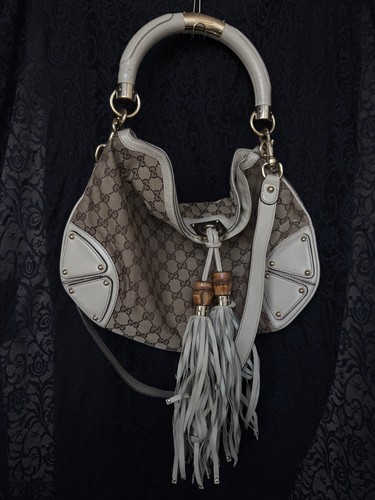 Autentica borsa gucci beige - borsa,