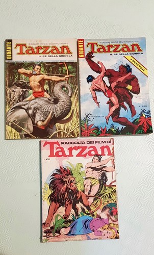 Tarzan gigante tre albi anni - tarzan,