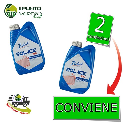 Liquido antigelo rosso - 2, litri