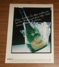 Rara Pubblicità Champagne