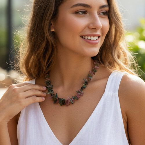 Collana fatta mano con - mano,