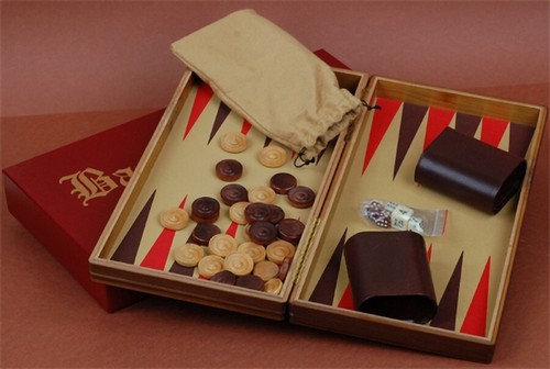 Backgammon dal negro cofanetto - dal,