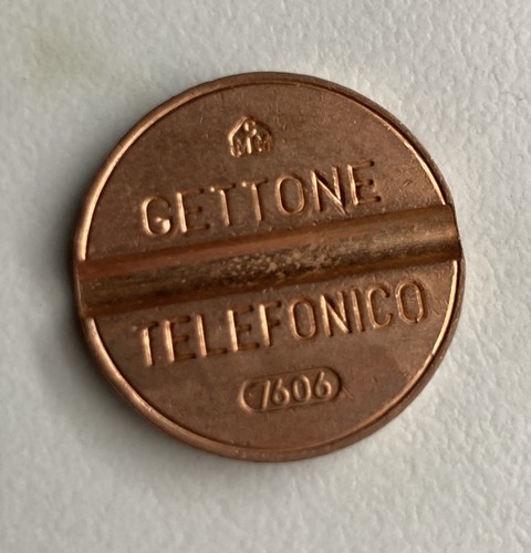 Gettone telefonico sigla 7606 - telefonico,