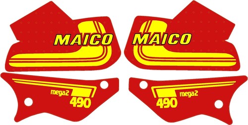 Kit grafica decalcomania maico - kit,