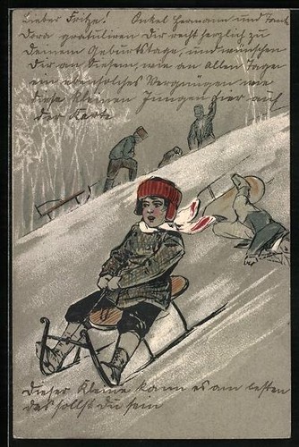 Litografia bambini - , in