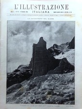 L'Illustrazione Italiana 9 Dicembre 1923 Disastro del Gleno Dezzo Scalve Azzone