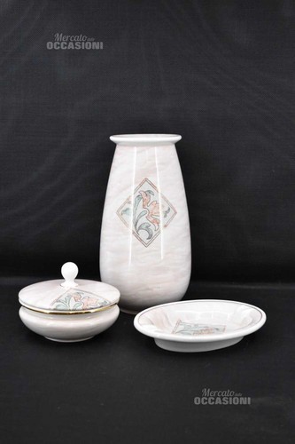 Tris ceramiche rosa scc made - rosa,