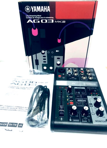 Yamaha ag03mk2 nero 3ch live - nero,