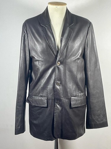 Balmain blazer cuir homme - blazer, en
