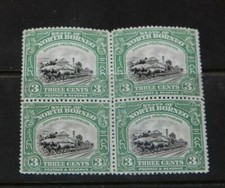 Borneo del Nord 1909-23 RARO SG 163 blocco di 4 MNH! CV $ 600