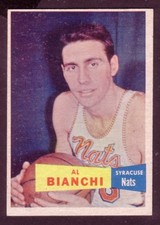 1957 TOPPS AL BIANCHI CARD