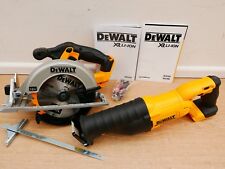 Seghetto circolare DeWalt DCS391 18V XR e seghetto alternativo DCS380 unità nude 