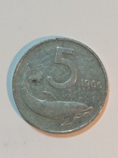 Moneta repubblica italiana - italiana, 5